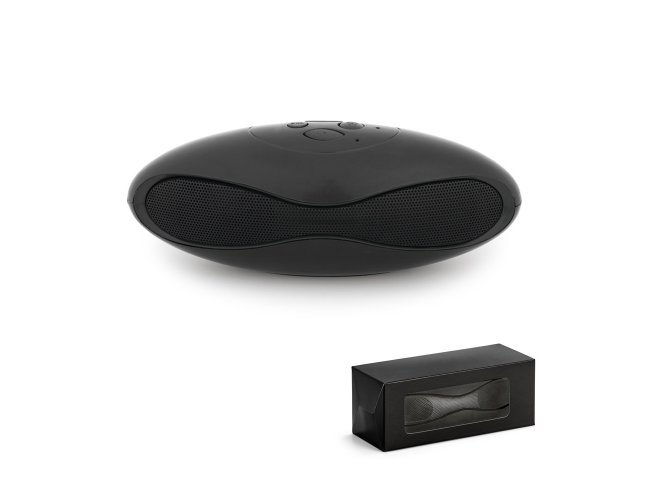 Caixa de som em ABS com microfone