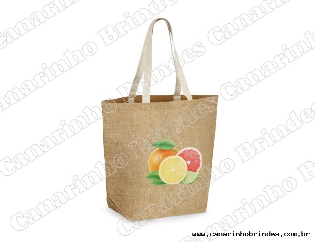 Sacola de Juta Personalizada