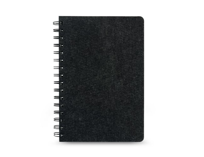 Caderno em feltro 100% reciclado Personalizada