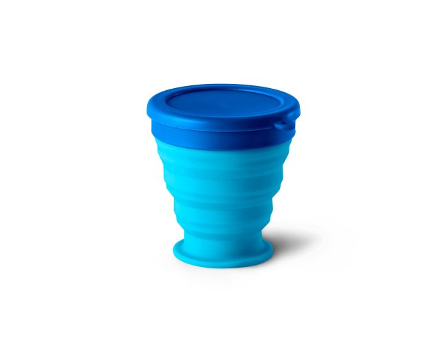 Copo silicone  de viagem personalizado