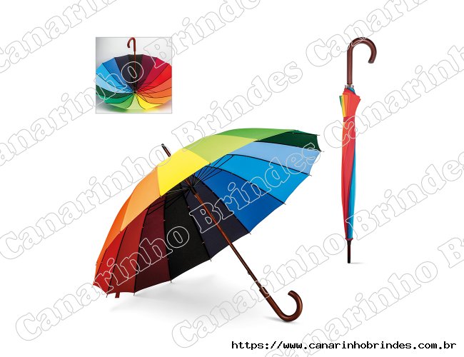 Guarda-chuva Colorido Personalizada