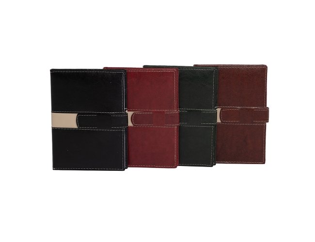 Agenda Diria com Fecho e Suporte pra Caneta