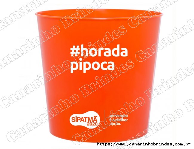 Balde Personalizado de Pipoca 2,6