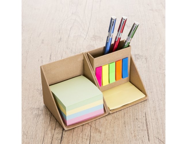 Bloco de Anotaes Eco c/ Porta Caneta personalizada