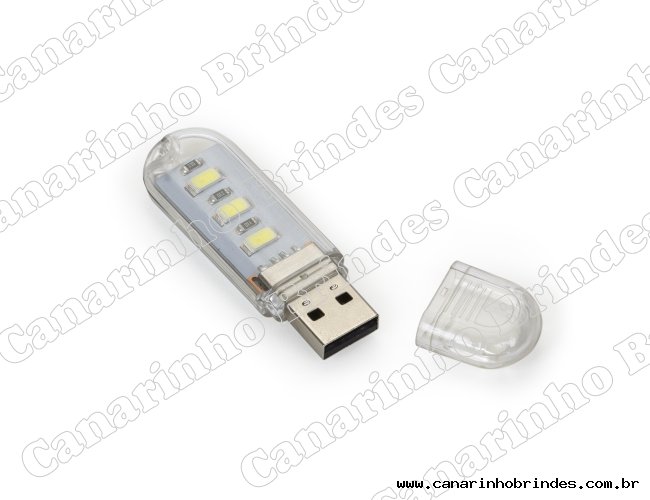 Luminária Plástica USB com Led