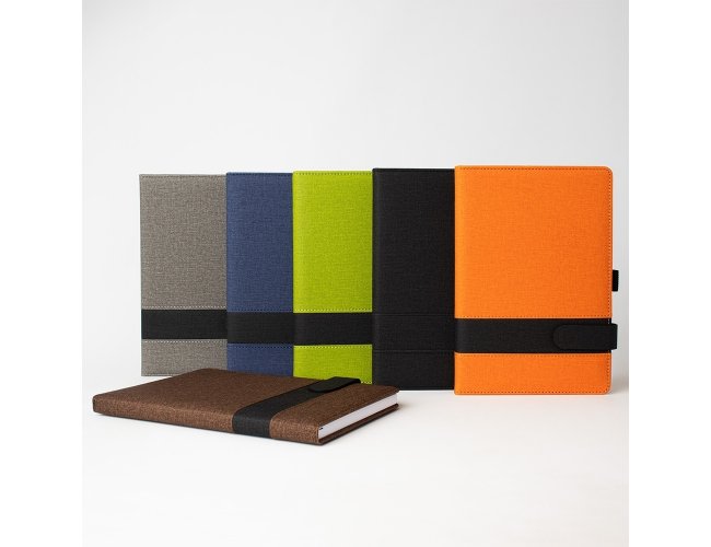 Caderneta A5 em PU Personalizada