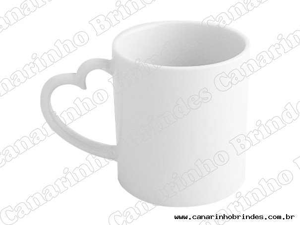 Caneca Corao Porcelana - 1069