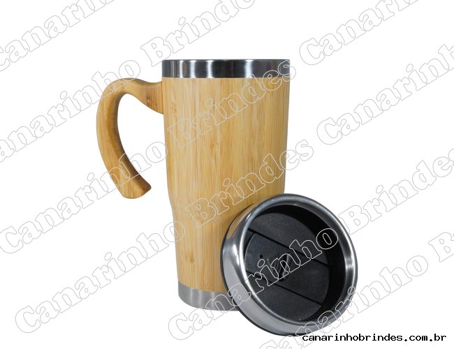 Caneca Bambu 500ml Personalizada