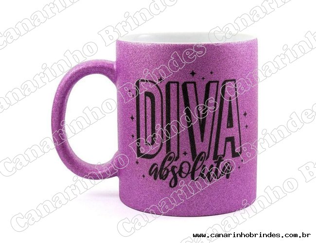 Caneca Glitter Personalizada