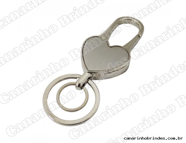 Chaveiro Corao 2 Argolas 4064