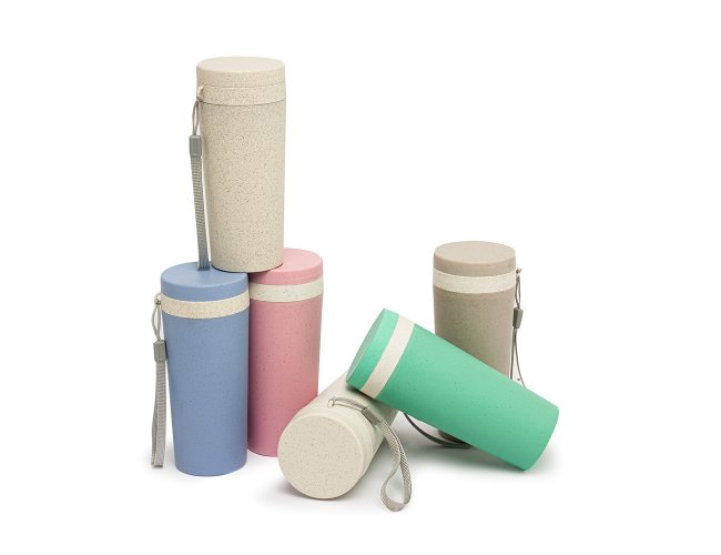 Copo Trmico Fibra de Bambu de 350ml