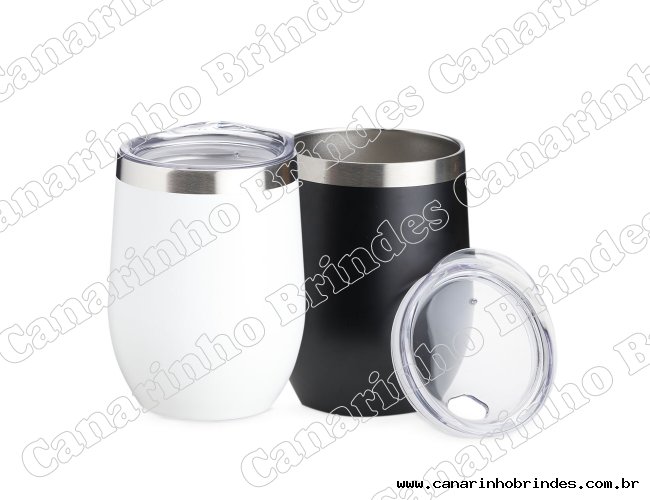 Copo Inox Personalizado Parede Dupla 320ml