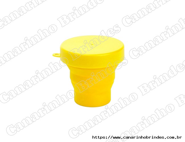 Copo Retrtil de Silicone 150ml Personalizado