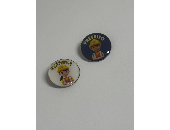 Pin redondo resinado