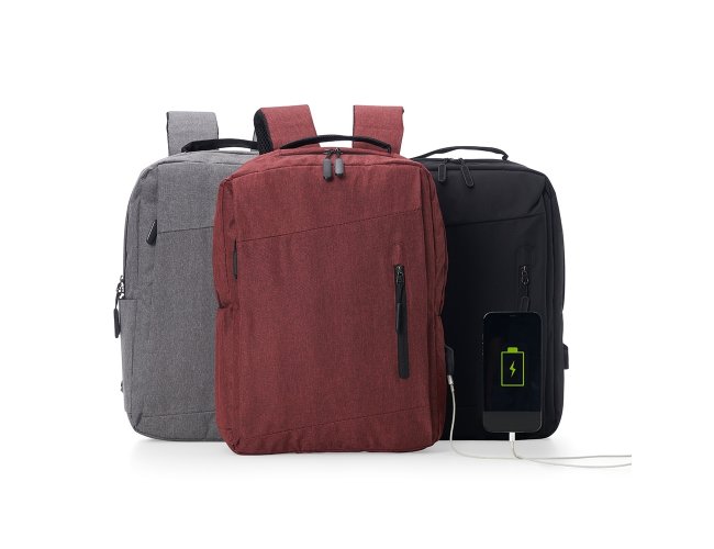 Mochila de Nylon USB 18L