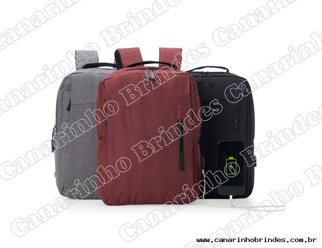 Mochila de Nylon USB 18L