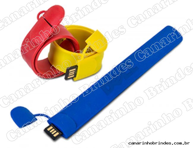 Pen Drive Pulseira Bate e Enrola 3015