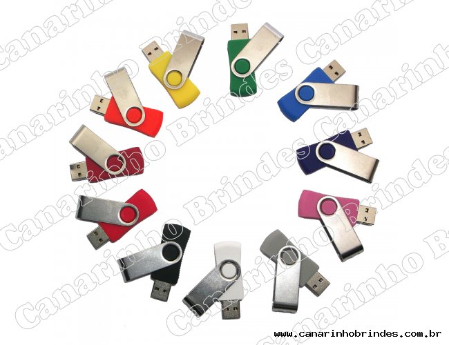 Pen Drive Giratrio Colorido 4gb 3010