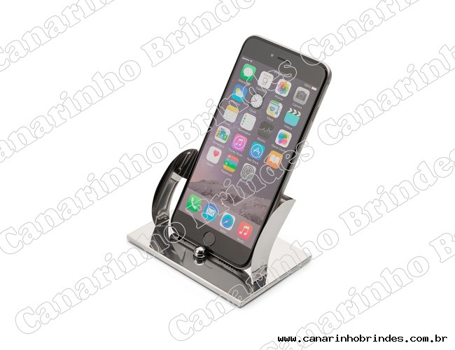 Porta Celular Inox Personalizado