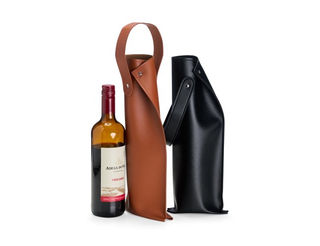 Porta Vinho PU Personalizado