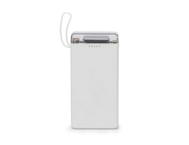 Power Bank 10.000mAh com Lanterna e Multissadas Personalizado