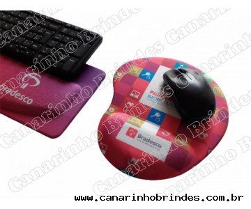 KIT APOIO DE TECLADO ERGONMICO TECIDO SUBLIMTICO PERSONALIZADO + MOUSE PAD ERGONMICO PERSONALIZADO